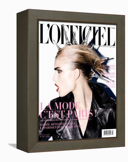 L'Officiel, September 2009 - Jana-Enrique Badulescu-Framed Stretched Canvas