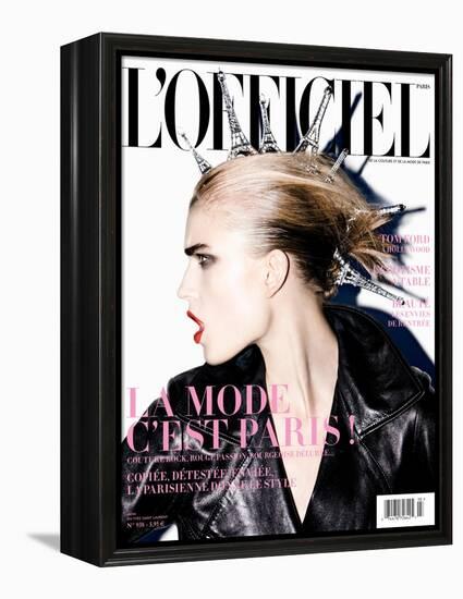 L'Officiel, September 2009 - Jana-Enrique Badulescu-Framed Stretched Canvas