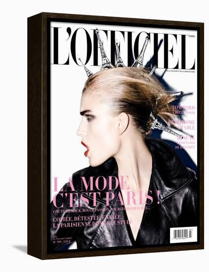 L'Officiel, September 2009 - Jana-Enrique Badulescu-Framed Stretched Canvas