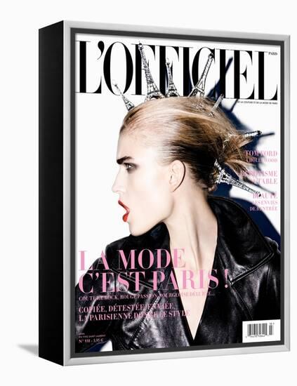 L'Officiel, September 2009 - Jana-Enrique Badulescu-Framed Stretched Canvas