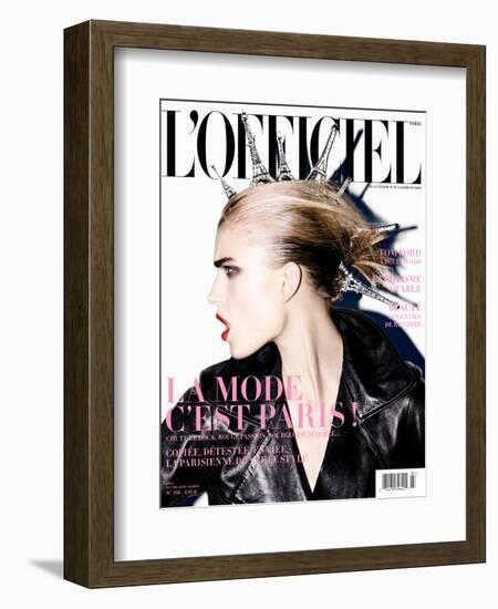 L'Officiel, September 2009 - Jana-Enrique Badulescu-Framed Premium Giclee Print