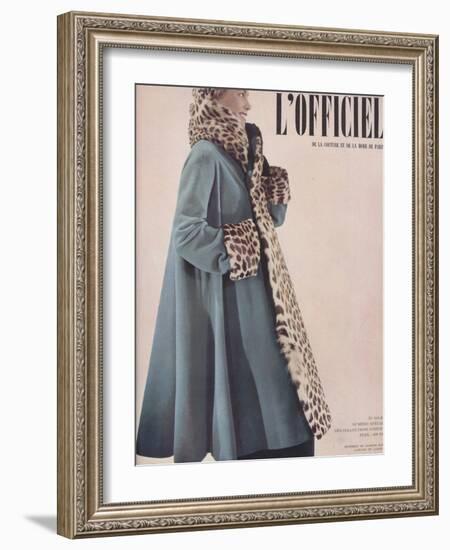 L'Officiel, Special Issue - Ensemble de Jacques Fai Lainage de Lajoin-Philippe Pottier-Framed Art Print