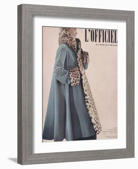 L'Officiel, Special Issue - Ensemble de Jacques Fai Lainage de Lajoin-Philippe Pottier-Framed Art Print