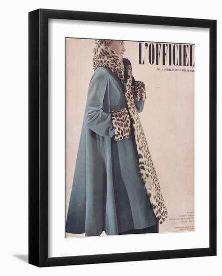 L'Officiel, Special Issue - Ensemble de Jacques Fai Lainage de Lajoin-Philippe Pottier-Framed Art Print