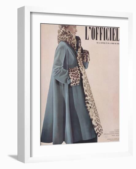 L'Officiel, Special Issue - Ensemble de Jacques Fai Lainage de Lajoin-Philippe Pottier-Framed Art Print