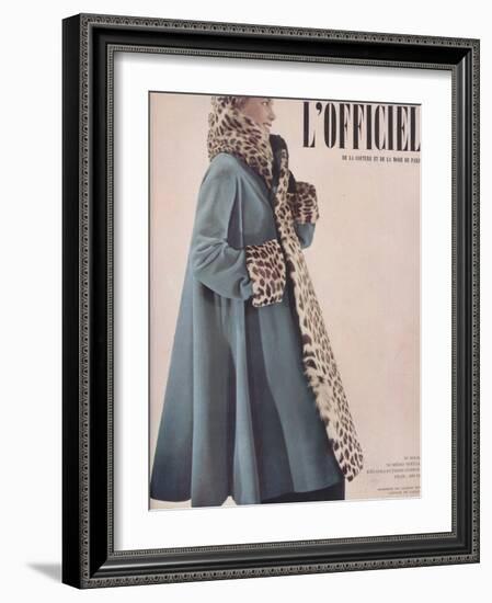 L'Officiel, Special Issue - Ensemble de Jacques Fai Lainage de Lajoin-Philippe Pottier-Framed Art Print