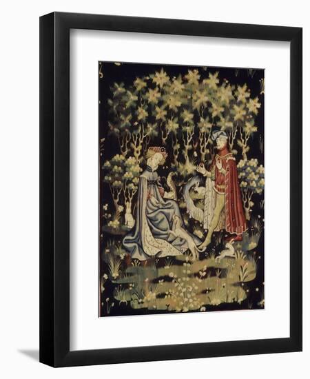 L'Offrande du coeur-null-Framed Giclee Print