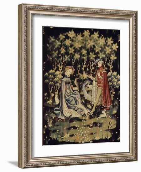 L'Offrande du coeur-null-Framed Giclee Print