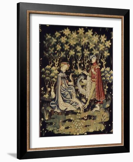 L'Offrande du coeur-null-Framed Giclee Print