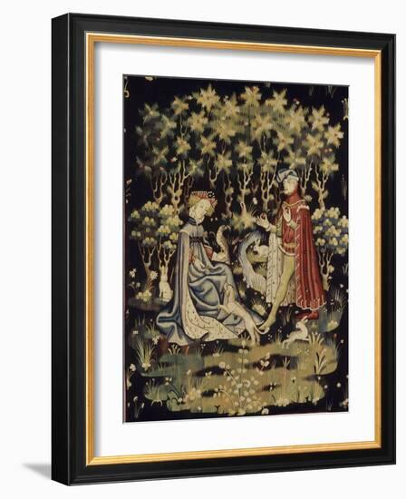 L'Offrande du coeur-null-Framed Giclee Print