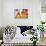 L'Oisauau Plumage Deploye-Joan Miro-Art Print displayed on a wall