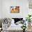 L'Oisauau Plumage Deploye-Joan Miro-Mounted Art Print displayed on a wall