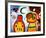 L'Oiseau au Plumage Deploye-Joan Miro-Framed Art Print