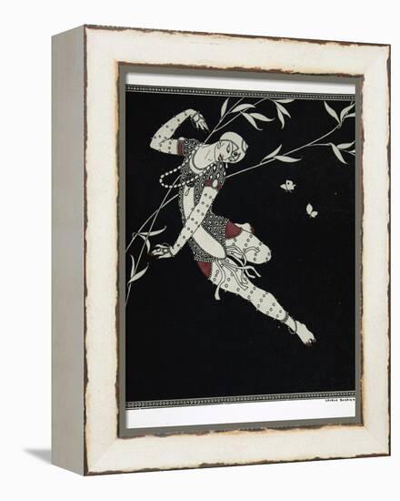 L'Oiseau de Feu, from the Series Designs on the Dances of Vaslav Nijinsky-Georges Barbier-Framed Premier Image Canvas