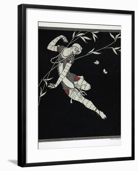 L'Oiseau de Feu, from the Series Designs on the Dances of Vaslav Nijinsky-Georges Barbier-Framed Giclee Print