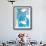 L'Oiseaux Bleu et Gris-Georges Braque-Framed Art Print displayed on a wall