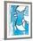 L'Oiseaux Bleu et Gris-Georges Braque-Framed Art Print