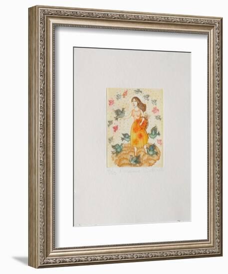 L'Oiseleuse-Françoise Deberdt-Framed Limited Edition