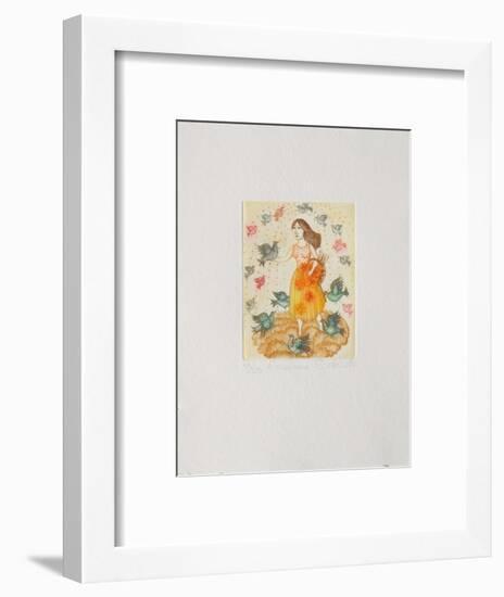 L'Oiseleuse-Françoise Deberdt-Framed Limited Edition