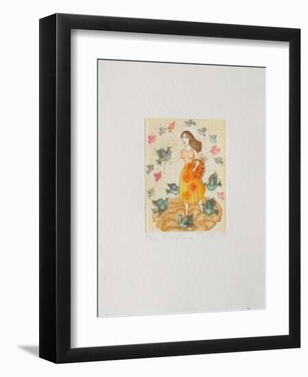 L'Oiseleuse-Françoise Deberdt-Framed Limited Edition
