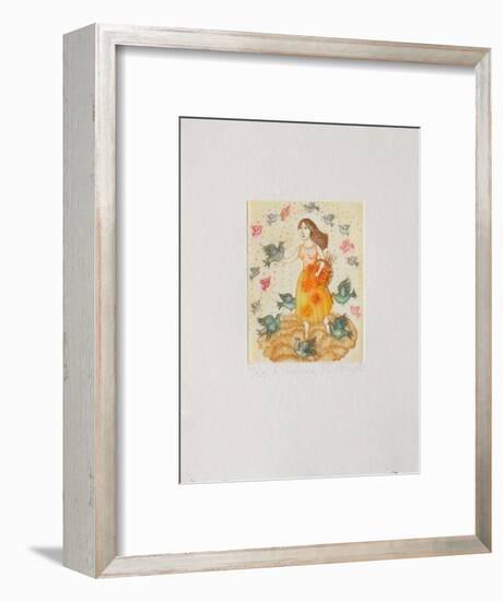 L'Oiseleuse-Françoise Deberdt-Framed Limited Edition