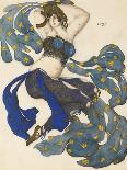 Vaslav Nijinsky in the Ballet the Afternoon of a Faun by C. Debussy-L?on Bakst-Mounted Giclee Print