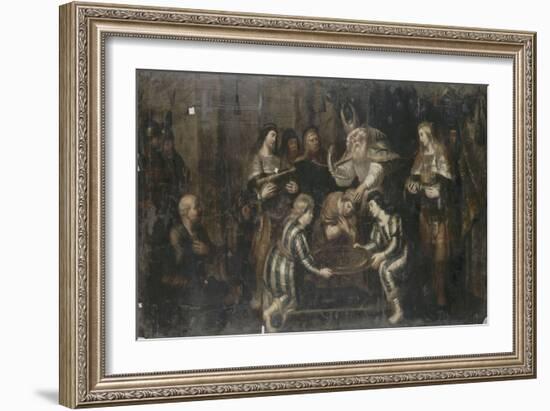 L'Onction de Salomon-Cornelis de Vos-Framed Giclee Print