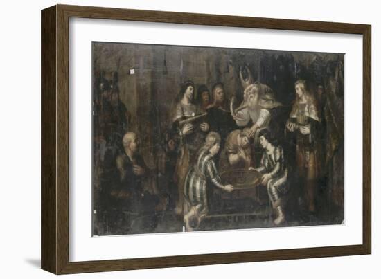 L'Onction de Salomon-Cornelis de Vos-Framed Giclee Print