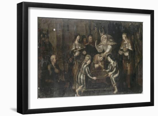 L'Onction de Salomon-Cornelis de Vos-Framed Giclee Print