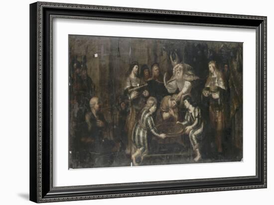 L'Onction de Salomon-Cornelis de Vos-Framed Giclee Print