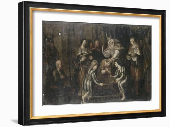 L'Onction de Salomon-Cornelis de Vos-Framed Giclee Print