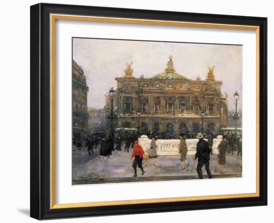 L'Opéra De Paris-Frantz Charlet-Framed Giclee Print