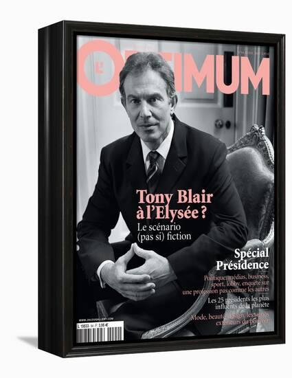 L'Optimum, April 2007 - Tony Blair-Lorenzo Agius-Framed Stretched Canvas