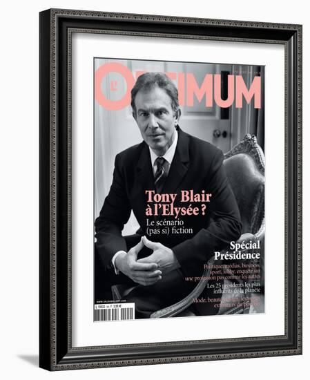 L'Optimum, April 2007 - Tony Blair-Lorenzo Agius-Framed Art Print