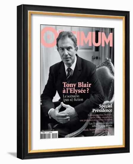 L'Optimum, April 2007 - Tony Blair-Lorenzo Agius-Framed Art Print