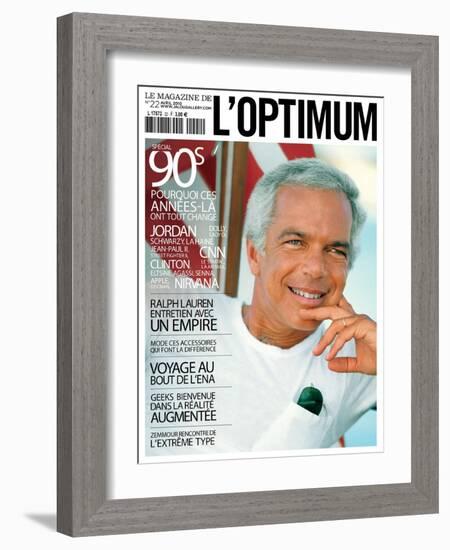 L'Optimum, April 2010 - Ralph Lauren-Mark Seliger-Framed Art Print