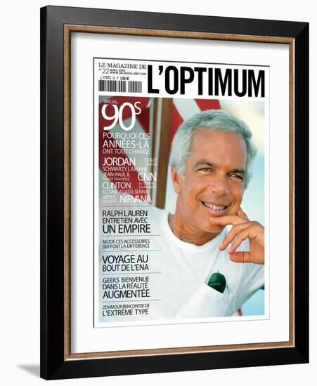 L'Optimum, April 2010 - Ralph Lauren-Mark Seliger-Framed Art Print