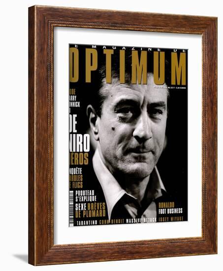 L'Optimum, April-May 1998 - Robert de Niro-Marcel Hartmann-Framed Art Print