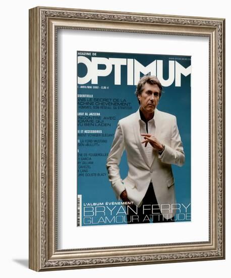 L'Optimum, April-May 2002 - Bryan Ferry Est Habillé en Gucci, Montre Polex-Benoit Peverelli-Framed Premium Giclee Print