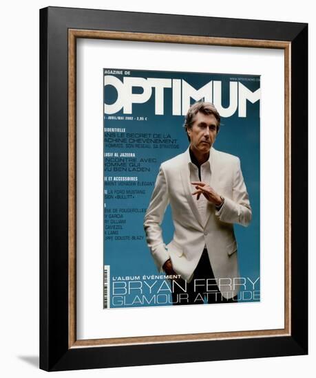 L'Optimum, April-May 2002 - Bryan Ferry Est Habillé en Gucci, Montre Polex-Benoit Peverelli-Framed Premium Giclee Print
