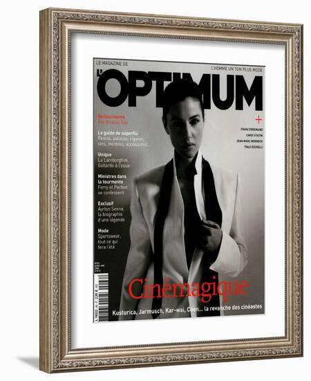 L'Optimum, April-May 2004 - Monica Bellucci-Jan Welters-Framed Art Print