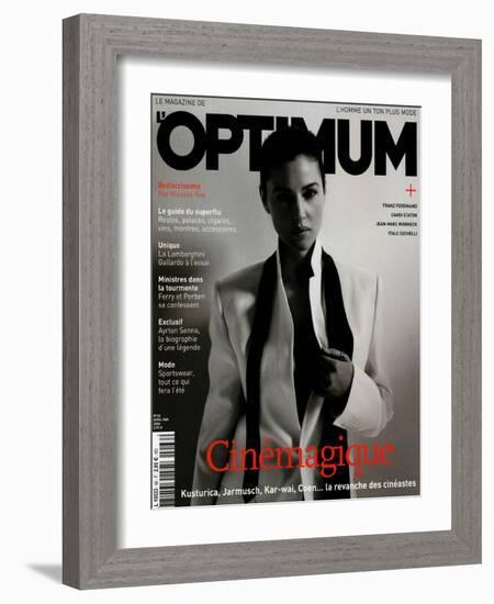 L'Optimum, April-May 2004 - Monica Bellucci-Jan Welters-Framed Art Print