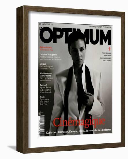 L'Optimum, April-May 2004 - Monica Bellucci-Jan Welters-Framed Art Print