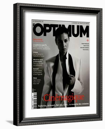 L'Optimum, April-May 2004 - Monica Bellucci-Jan Welters-Framed Art Print