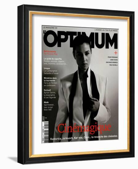 L'Optimum, April-May 2004 - Monica Bellucci-Jan Welters-Framed Art Print