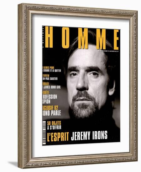 L'Optimum, December 1997-January 1998 - Jeremy Irons-Karl Dickenson-Framed Art Print