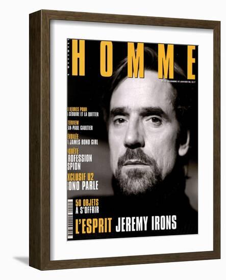 L'Optimum, December 1997-January 1998 - Jeremy Irons-Karl Dickenson-Framed Art Print