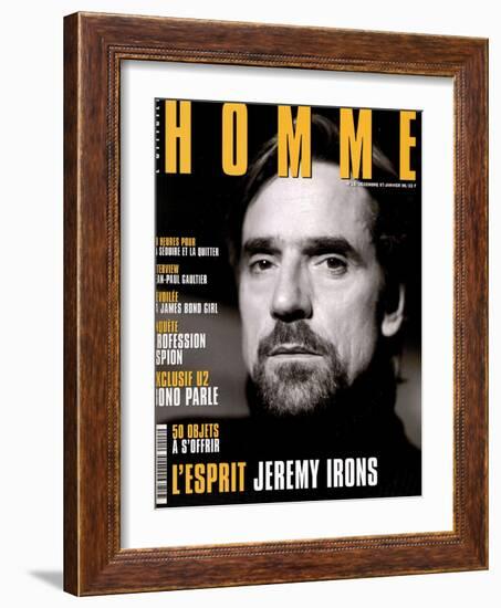 L'Optimum, December 1997-January 1998 - Jeremy Irons-Karl Dickenson-Framed Art Print