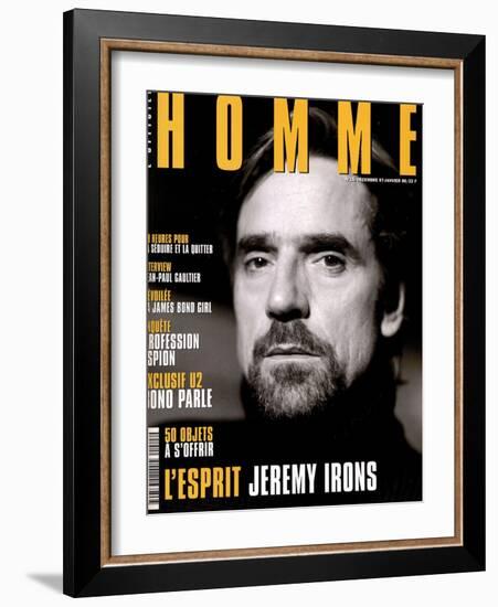 L'Optimum, December 1997-January 1998 - Jeremy Irons-Karl Dickenson-Framed Art Print