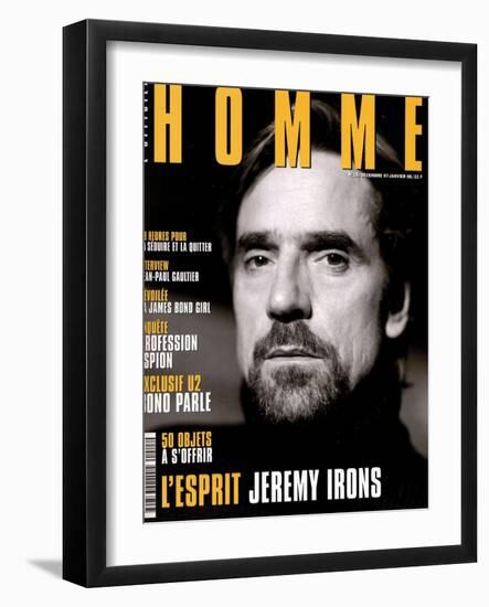 L'Optimum, December 1997-January 1998 - Jeremy Irons-Karl Dickenson-Framed Art Print